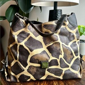 Dooney & Bourke Giraffe Leather Hobo